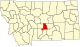 State map highlighting Golden Valley County