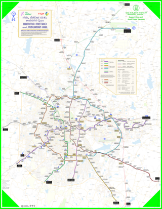 <span class="mw-page-title-main">Bengaluru Commuter Rail</span> Planned suburban rail network in Bangalore, India