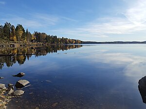 Norra delen av Nedra Herten sedd från Holmabron.