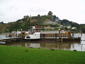 PS Waimarie on the Whanganui River