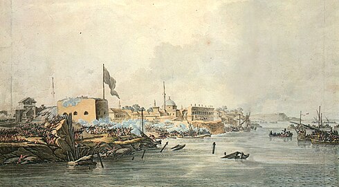 Prise d'İşmasıl par les armées de Souvorov en 1790.