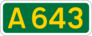 <span class="mw-page-title-main">A643 road</span> Road in England