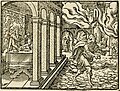 Lycaon. Gravure de Vergilius Solis (1514-1562).