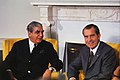 Pakistanin presidentti Yayha Khan presidentti Richard Nixonin kanssa Valkoisessa talossa vuonna 1970