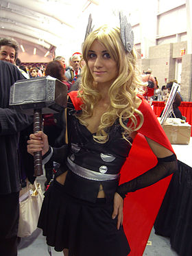 Cosplay de Thor Girl.