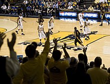 Murray State men's basketball game, 2011 2011 Racer basketball.jpg