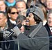 Franklin performing during the presidential inauguration of Barack Obama at Washington, D.C., January 20, 2009