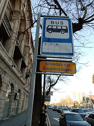 <span class="mw-page-title-main">Road signs in Azerbaijan</span> Overview of road signs in Azerbaijan