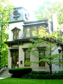 Benton House, Irvington, Indianapolis.JPG