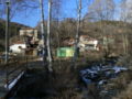 Le village et le pont sur le fleuve Strouma.