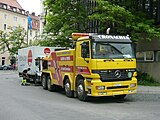 Actros als Bergefahrzeug