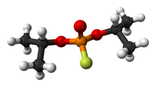 <span class="mw-page-title-main">Diisopropyl fluorophosphate</span> Chemical compound