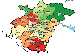 Distretto di Adansi Nord – Mappa