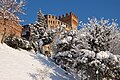 Il castello sotto la neve