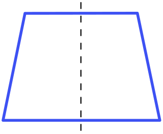 <span class="mw-page-title-main">Isosceles trapezoid</span> Trapezoid symmetrical about an axis