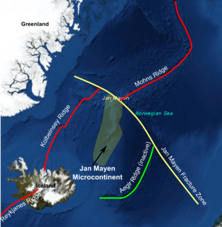 <span class="mw-page-title-main">Jan Mayen Microcontinent</span> Atlantic fragment of continental crust