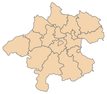 Lage des Bezirks Karte A Ooe ohne.svg im Bundesland Oberösterreich (anklickbare Karte)