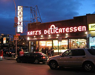 <span class="mw-page-title-main">Jewish deli</span> Restaurant serving Ashkenazi Jewish cuisine