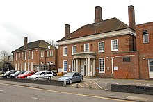 The Memorial Hospital (1928), Midland Road, Peterborough. Memorial Hospital, Midland Road, Peterborough - geograph.org.uk - 155844.jpg