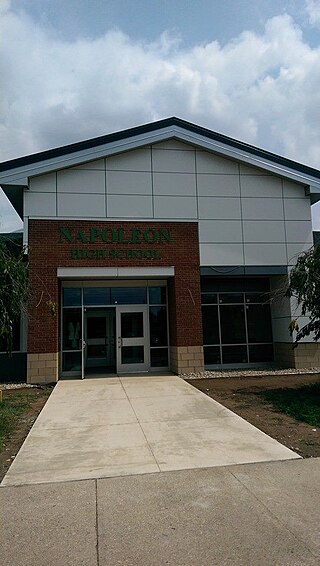 <span class="mw-page-title-main">Napoleon High School (Michigan)</span> Public school in Napoleon, Michigan, United States