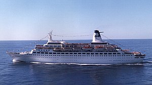 Pacific Princess off the US West Coast