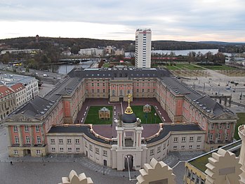 The reconstructed palace in 2016