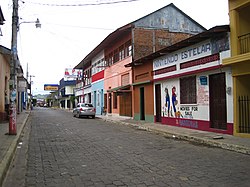 Street in Rivas, Nicaragua.