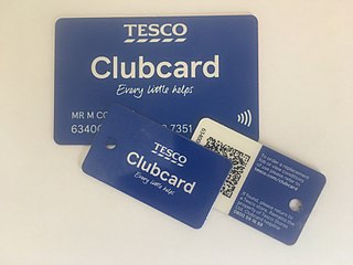 <span class="mw-page-title-main">Tesco Clubcard</span>