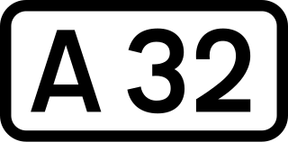 <span class="mw-page-title-main">A32 road</span> Road in Hampshire, England