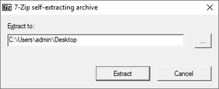 <span class="mw-page-title-main">Self-extracting archive</span> Computer executable program