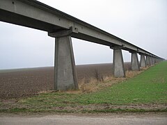 À travers la plaine beauceronne.