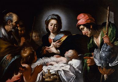 Adoration des bergers, 1615. Walters Art Museum