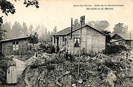 Le café de la reconstruction, à la même époque.