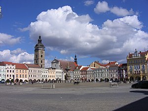 České Budějovice city