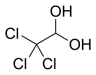 <span class="mw-page-title-main">Chloral hydrate</span> Chemical sedative and hypnotic drug