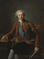 Élisabeth Vigée-Lebrun, portreto de la Comte de Vaudreuil, 1784