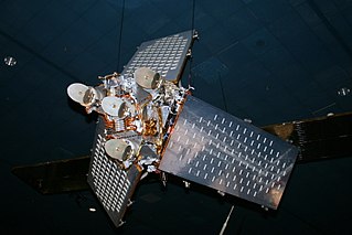 <span class="mw-page-title-main">Iridium satellite constellation</span> Satellite constellation providing voice and data coverage