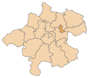 Lage des Bezirks Linz im Bundesland Oberösterreich (anklickbare Karte)