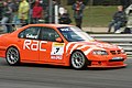 Rob Collard in a Team RAC BTC-T MG ZS.