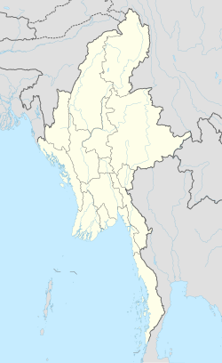Mandalay trên bản đồ Myanmar