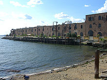 Pier 41 in Red Hook, Brooklyn, where the cast resided. Pier41ByLuigiNovi1.jpg