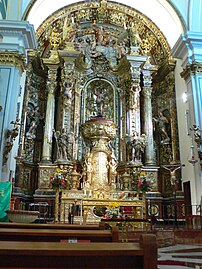 Retablo mayor de la iglesia de San Miguel (Murcia) de Francisco Salzillo, 1731.