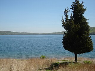 <span class="mw-page-title-main">Round Valley Reservoir</span> Reservoir in Clinton Township, New Jersey