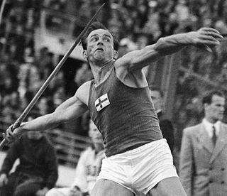 <span class="mw-page-title-main">Javelin throw at the Olympics</span> Track and field event