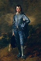 Thomas Gainsborough, El joven azul, c. 1770, reviviendo el estilo elegante de Anton van Dyck.