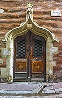 Door of the Hotel Delfau