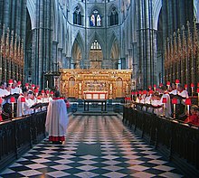 The choir of Westminster Abbey Westminster Abbey - panoramio (8).jpg