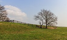 Zeedijk om IJsselmeer.