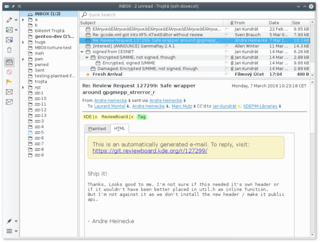 Trojitá free software email client