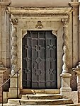 Renaissance door to the staircase of the Hôtel d'Assézat, Toulouse (France), 1555-1556.